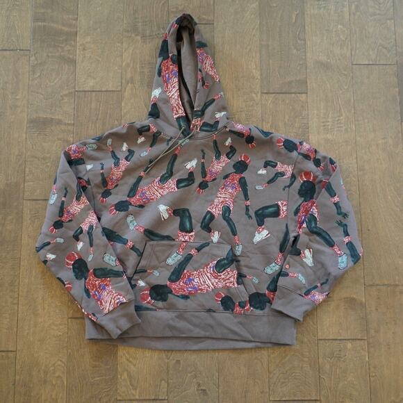 Air Jordan Artist Series by Parker‎ Duncan Hoodie Women S Loose Fit DX0387-274 - Picture 8 of 12